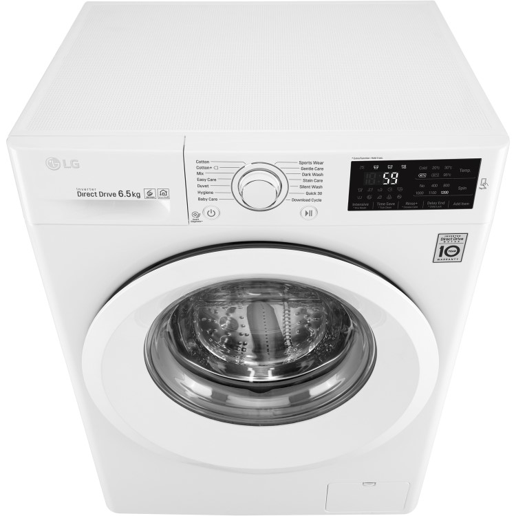 LG W3J5WN3W 6.5kg 1200rpm Freestanding Washing Machine - White