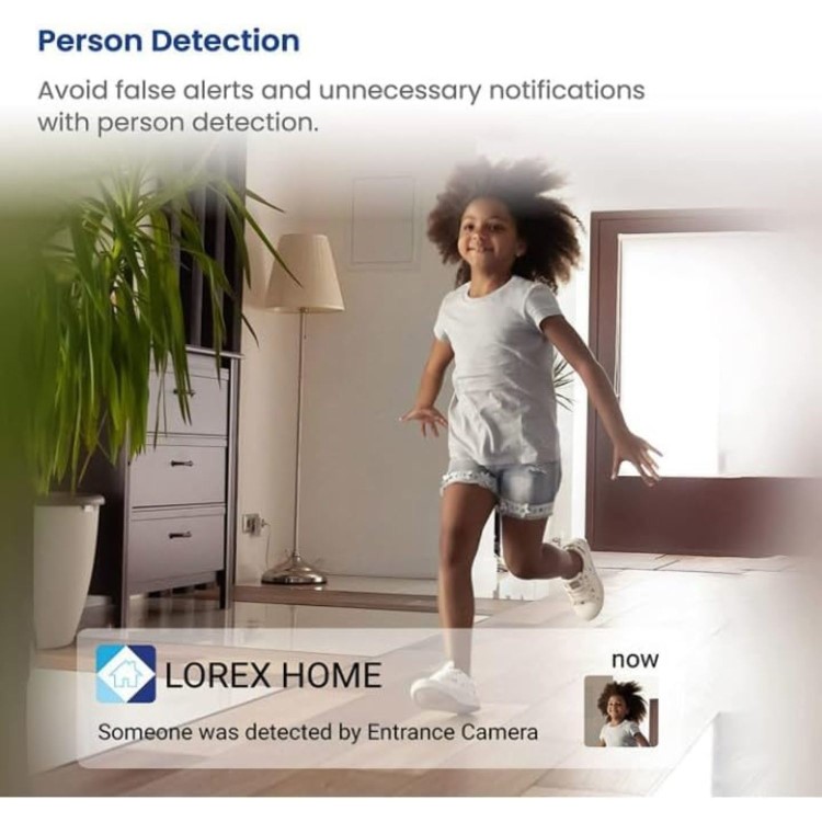 Lorex 2K Indoor Pan-tilt Wireless IP Camera - 1 Pack