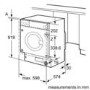 Neff W5440X1GB 7kg 1400rpm Integrated Washing Machine