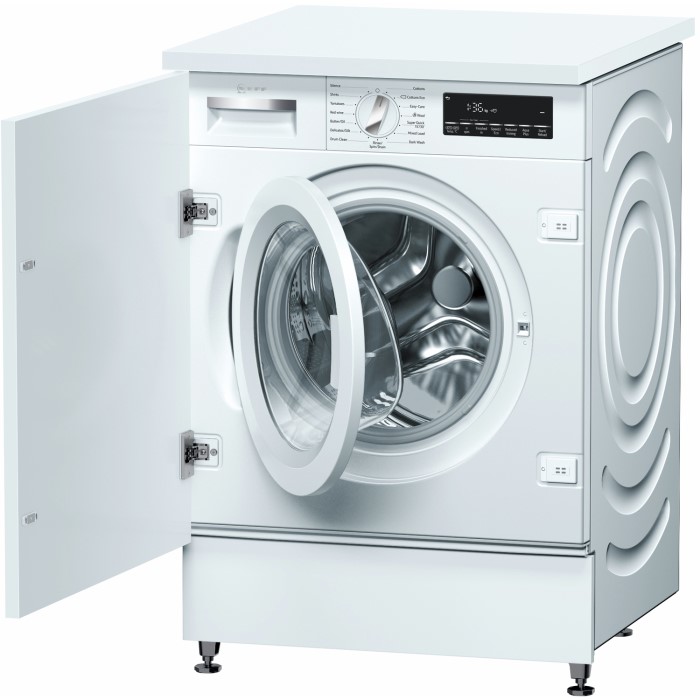 Neff W544BX0GB 8kg 1400rpm Integrated Washing Machine White