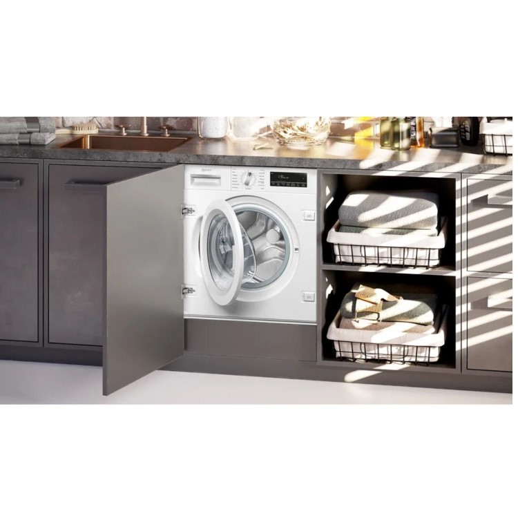 Neff 8kg 1400rpm Integrated Washing Machine - White