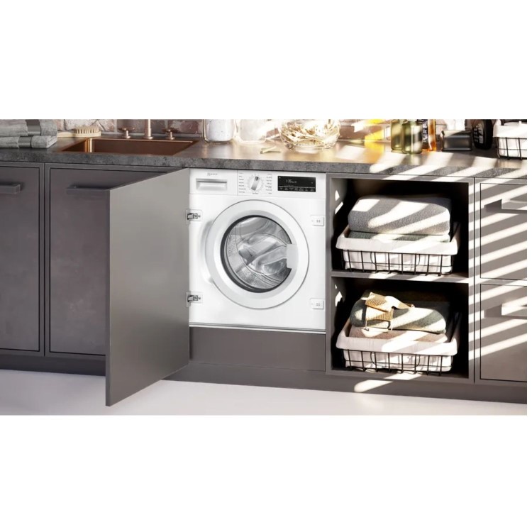 Neff 8kg 1400rpm Integrated Washing Machine - White