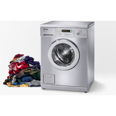 Miele W5748ss 7kg 1400 Spin Freestanding Washing Machine - Stainless Steel