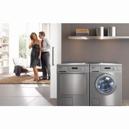 Miele W5748ss 7kg 1400 Spin Freestanding Washing Machine - Stainless Steel