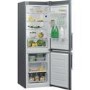 Whirlpool 339 Litre 70/30 Freestanding Fridge Freezer - Grey