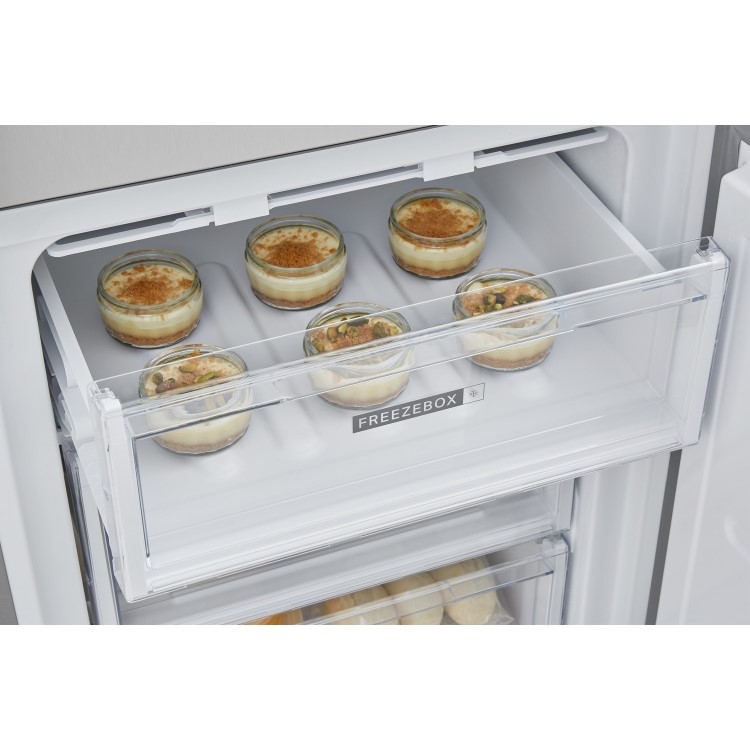 Whirlpool 339 Litre 70/30 Freestanding Fridge Freezer - Grey