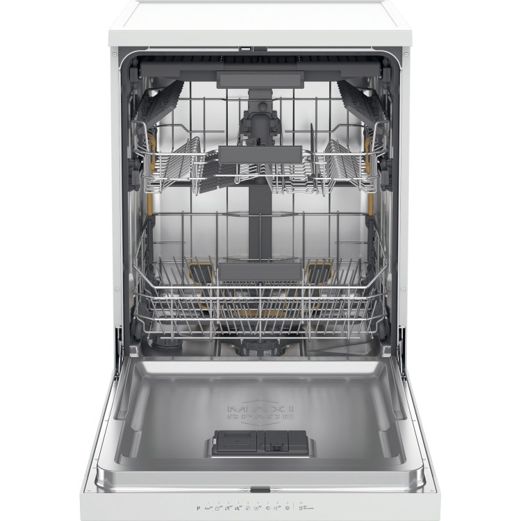Refurbished 15 Place Freestanding Dishwasher, White, D-rated, MaxiSpace, 6th Sense, PowerClean PRO, Natural Dry