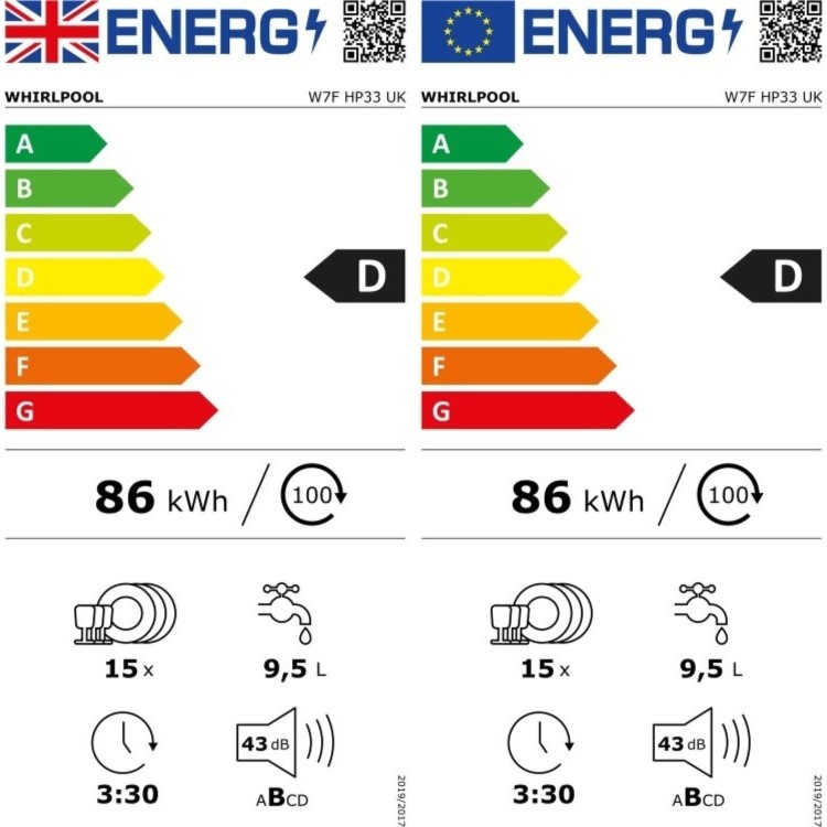 Refurbished 15 Place Freestanding Dishwasher, White, D-rated, MaxiSpace, 6th Sense, PowerClean PRO, Natural Dry