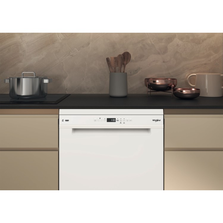 Refurbished 15 Place Freestanding Dishwasher, White, D-rated, MaxiSpace, 6th Sense, PowerClean PRO, Natural Dry