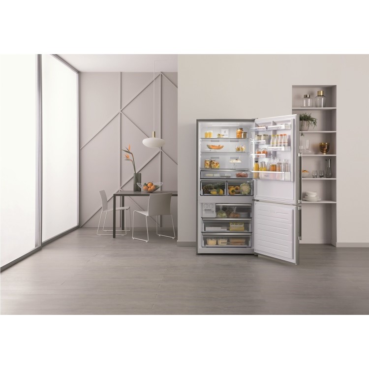 Whirlpool 588 Litre 60/40 Freestanding Fridge Freezer - Inox