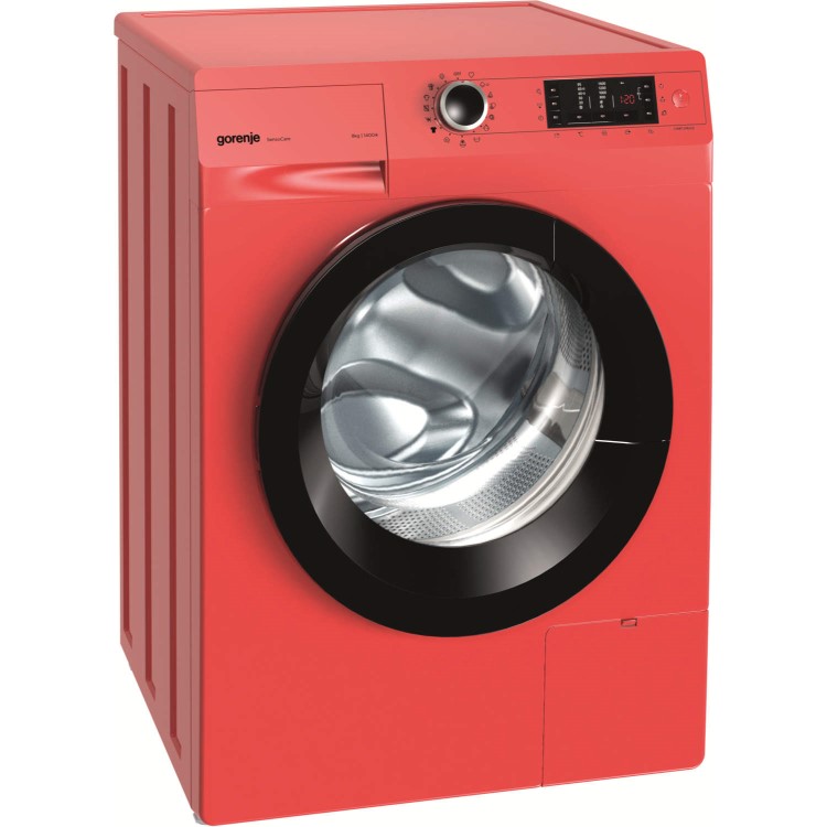 GRADE A1 - Gorenje W8543LR 460776 8 kg 1400 rpm Freestanding Washing Machine Fire Red