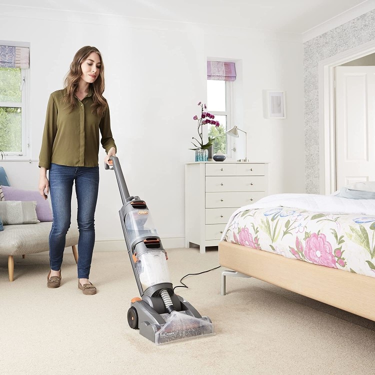 Vax Dual Power Carpet Cleaner - Grey And Orange