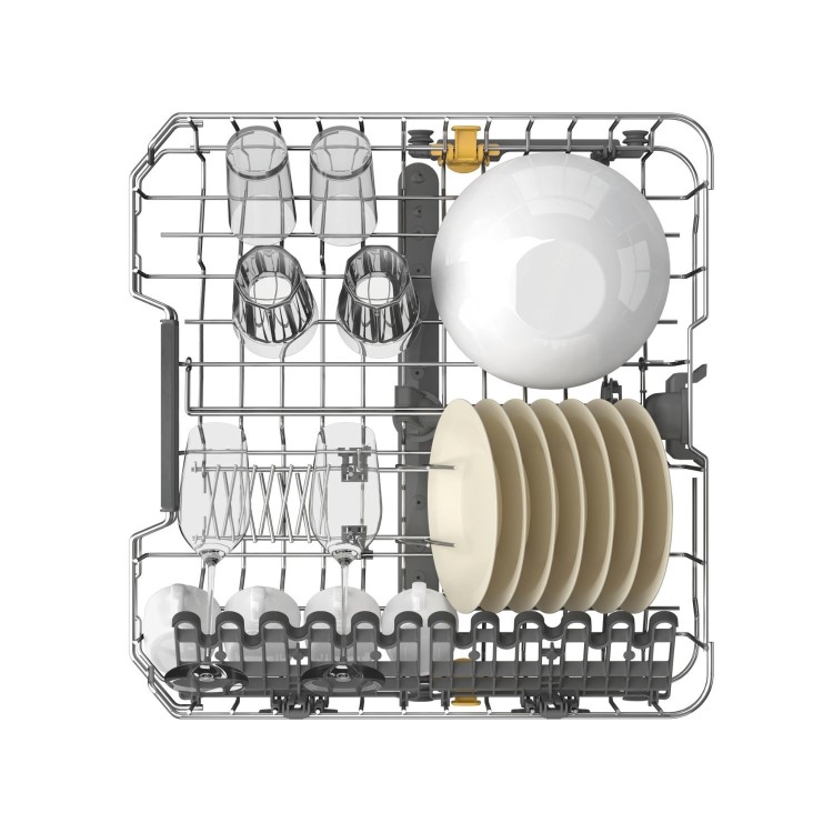 Whirlpool Integrated Dishwasher - B Rated Black control panel