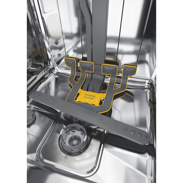 Whirlpool Integrated Dishwasher - B Rated Black control panel