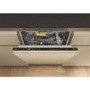 Whirlpool Integrated Dishwasher - B Rated Black control panel