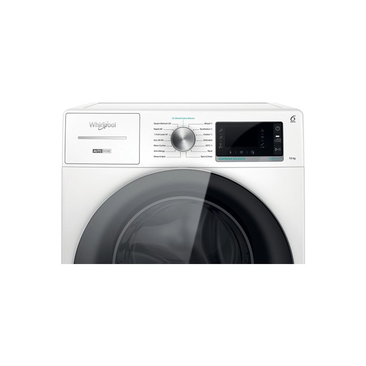 Whirlpool 6th sense 10kg 1400rpm Washing Machine - White