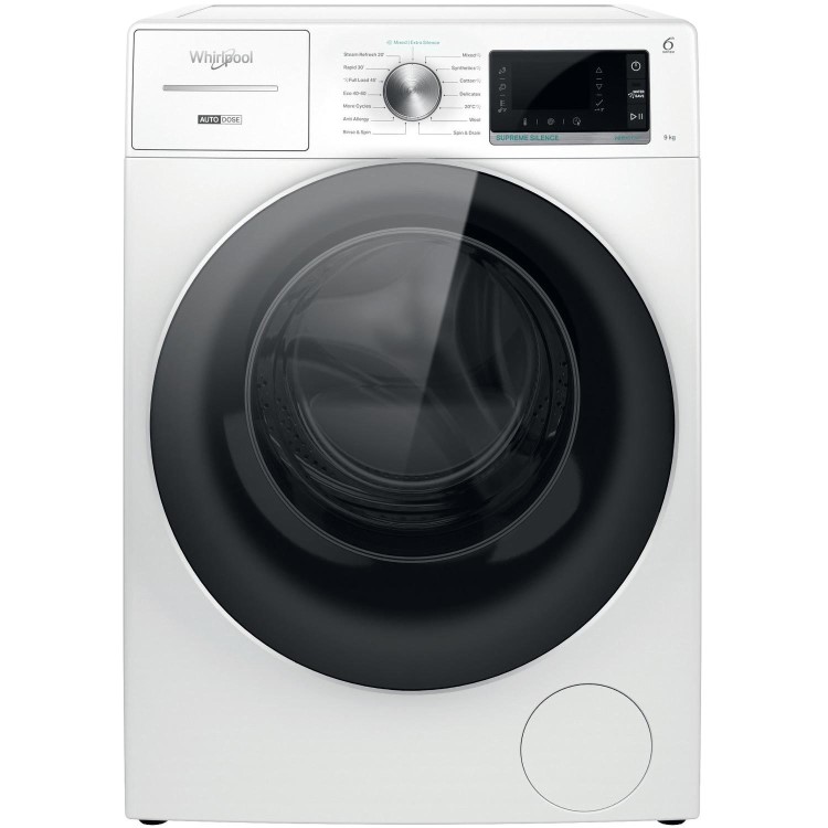 Whirlpool 6th sense 9kg 1400rpm Washing Machine - White
