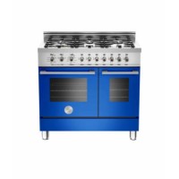 Bertazzoni W906GEVBL Professional Series 90cm Dual Fuel Range Cooker With 1 Gas & 1 Electric Oven -