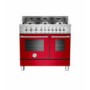Bertazzoni W906MFERO Professional Series 90cm Dual Fuel Range Cooker - Red