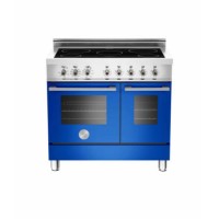 Bertazzoni W90INDMFEBL Professional Series 90cm Electric Range Cooker With Induction Hob - Blue