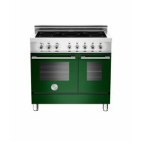Bertazzoni W90INDMFEVE Professional Series 90cm Electric Range Cooker With Induction Hob - Green