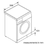 GRADE A1 - Bosch WAE28262GB 6kg 1400rpm A+++ Freestanding Washing Machine - White