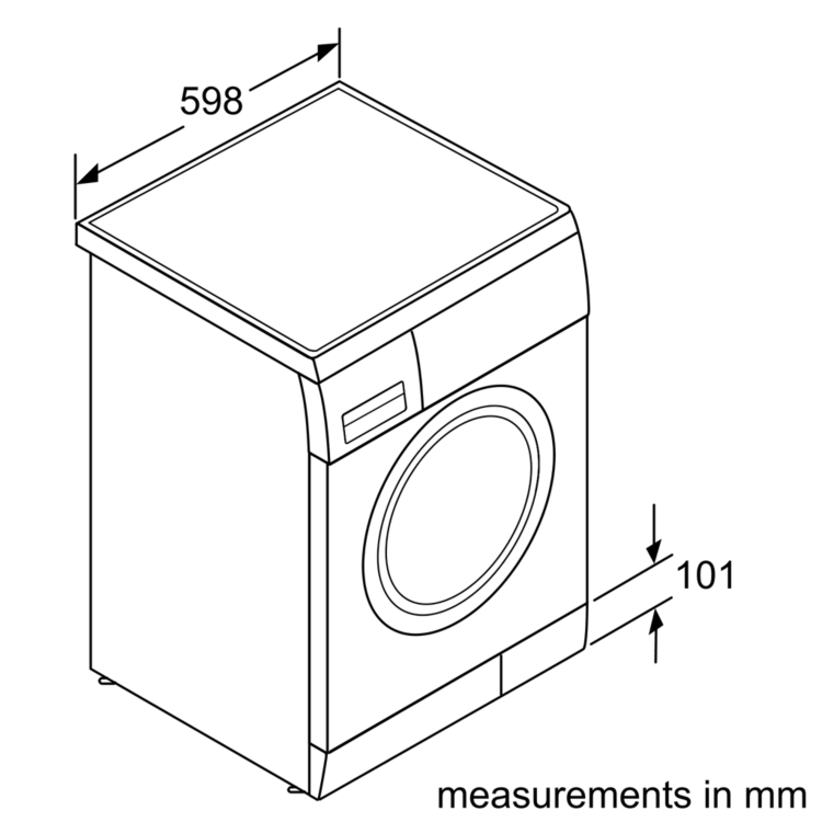 GRADE A1 - Bosch WAE28262GB 6kg 1400rpm A+++ Freestanding Washing Machine - White