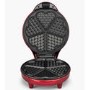 GOURMET GADGETRY XS14 Retro Diner Waffle Maker - Metallic Red