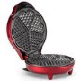 GOURMET GADGETRY XS14 Retro Diner Waffle Maker - Metallic Red
