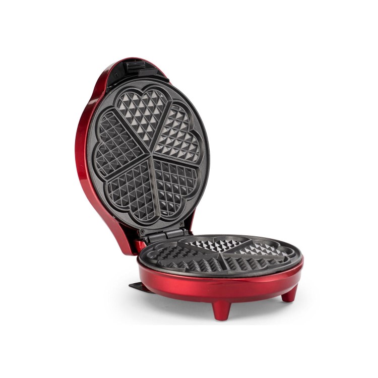 GOURMET GADGETRY XS14 Retro Diner Waffle Maker - Metallic Red