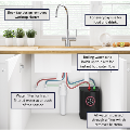Single Lever Chrome 4 in 1 Boiling and Filtered Water Kitchen Tap - Pronto Wallace