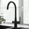 Black 4 in 1 Boiling and Filtered Water Kitchen Mixer Tap - Pronto Wallace 