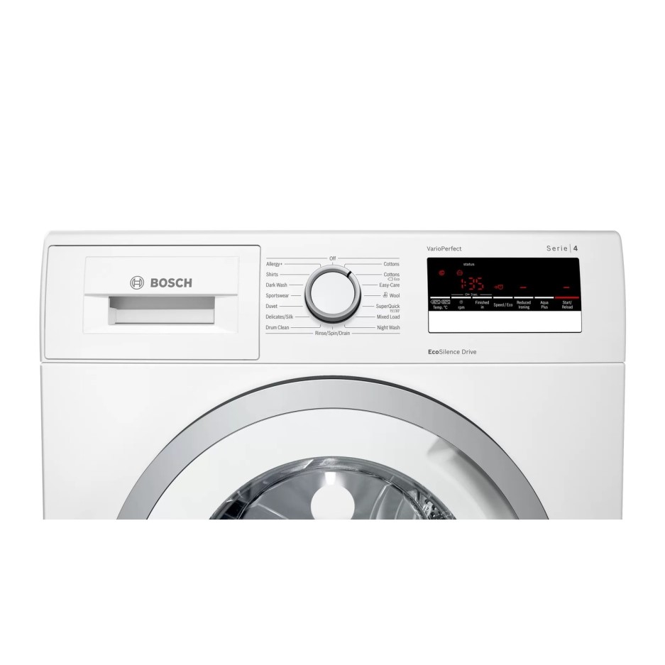 Bosch WAN28202GB Serie 4 VarioPerfect 8kg 1400rpm Freestanding Washing ...
