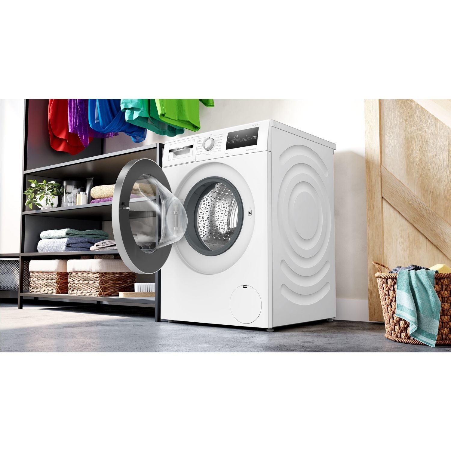 Bosch Series 4 8kg 1400rpm Freestanding Washing Machine White bosch-series-4-8kg-1400rpm-freestanding-washing-machine-white