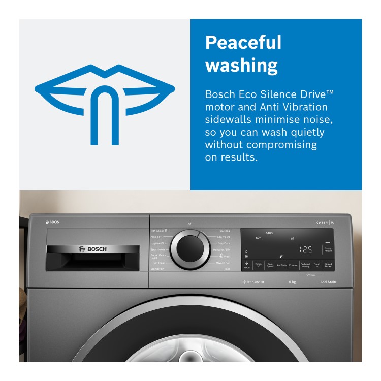 Bosch Series 4 8KG 1400rpm Washing Machine - White
