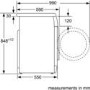 GRADE A1 - Bosch WAP28378GB Serie 8 Maxx EcoSilence 8kg 1400rpm Freestanding Washing Machine White