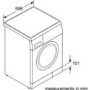 GRADE A1 - Bosch WAP28378GB Serie 8 Maxx EcoSilence 8kg 1400rpm Freestanding Washing Machine White