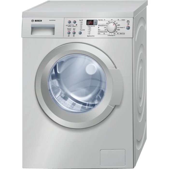 Bosch WAQ2836SGB Serie 6 VarioPerfect 8kg 1400rpm Freestanding Washing MachineSilver