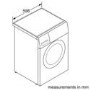 Bosch WAQ28461GB Exxcel VarioPerfect 8kg Freestanding Washing Machine White