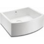 Reginox WATERSIDE-CLASSIC Large Curved Front 1.0 Bowl Ceramic Sink White