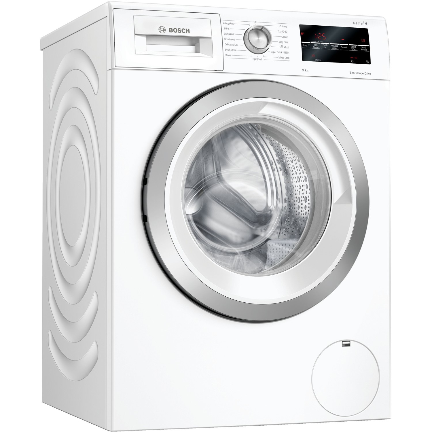 Refurbished Bosch WAU28T64GB Serie 6 Freestanding 9KG 1400 Spin Washing Machine - White