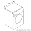 GRADE A2 - Bosch WAW325H0GB Serie 8 9kg 1600rpm Freestanding Washing Machine - White