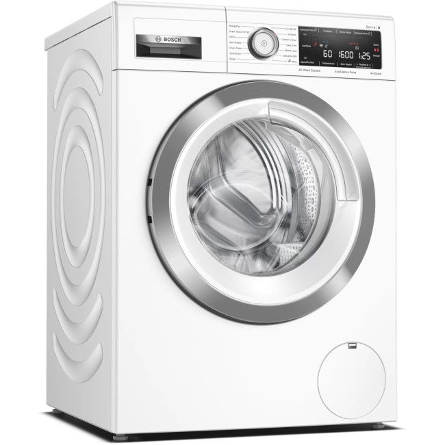 Bosch Serie 8 9kg 1600rpm Freestanding Washing Machine - White