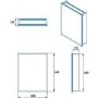 GRADE A1 - Croydex Langley Aluminium Single Door Mirror Cabinet