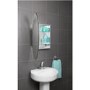 Oval Chrome Mirrored Bathroom Wall Cabinet 535 x 790mm - Croydex