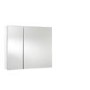 Croydex Chrome 2 Door Mirrored Bathroom Cabinet 765 x 660mm