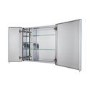 Croydex Chrome 2 Door Mirrored Bathroom Cabinet 765 x 660mm