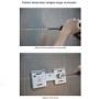 GRADE A1 - Aluminium Hang N Lock Mirrored Triple Door Bathroom Wall Cabinet 610 x 660mm -Croydex