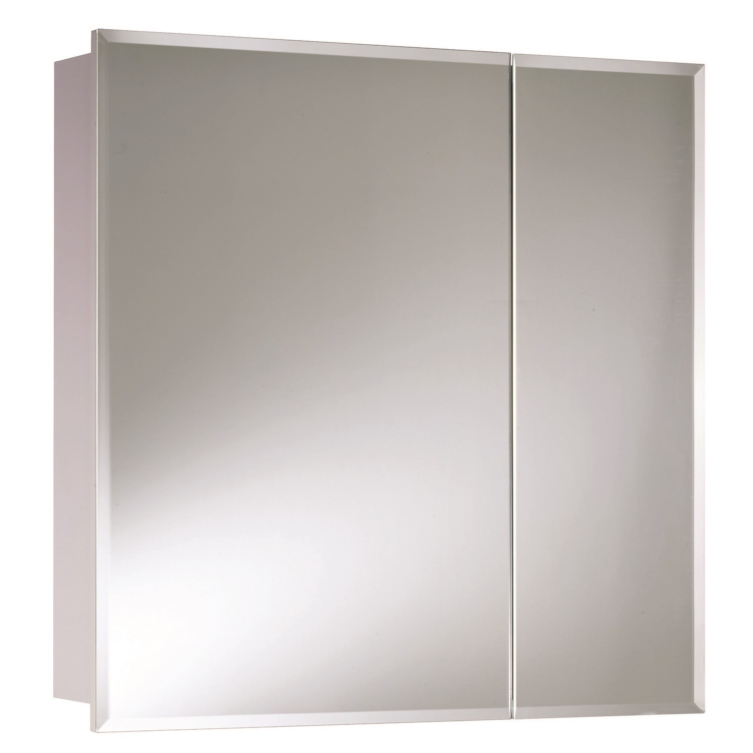 Steel Mirrored Wall Bathroom Cabinet 610 x 610mm - Croydex