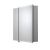 Croydex Chrome 2 Door Mirrored Bathroom Cabinet 610 x 610mm